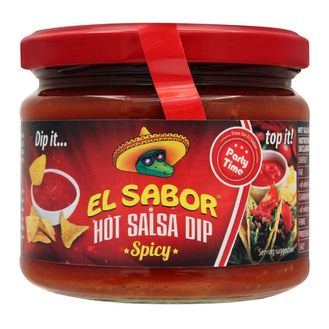 EL SABOR HOT SALSA DIP 300G